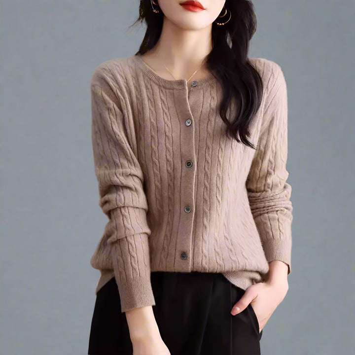Marlen Button Knit Blazer
