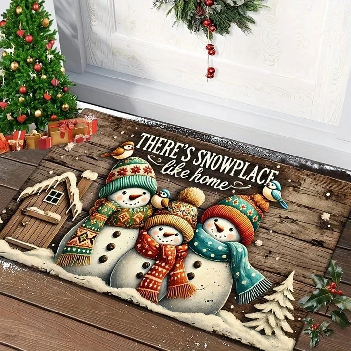 Snowman Welcome Mat