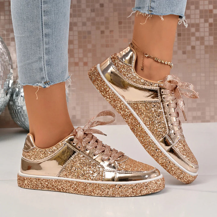Stella Glitter Lace Sneakers