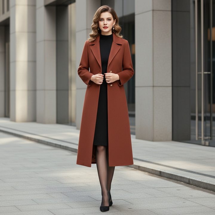 Serina Wool Long Coat