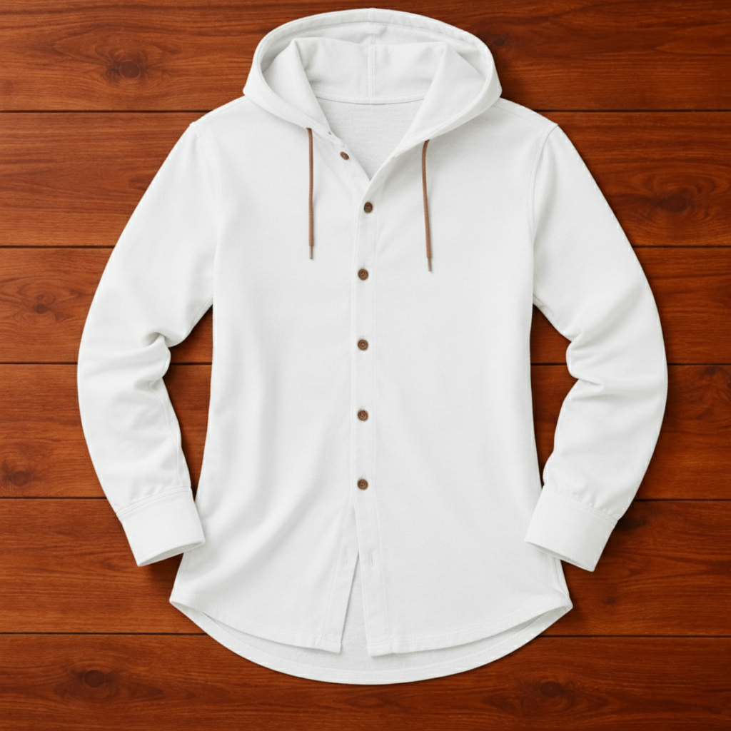 Valerio Button Hoodie