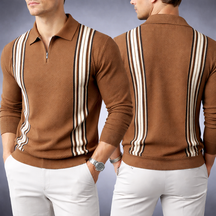 Verrando Zip Polo Sweater