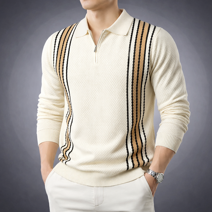 Verrando Zip Polo Sweater