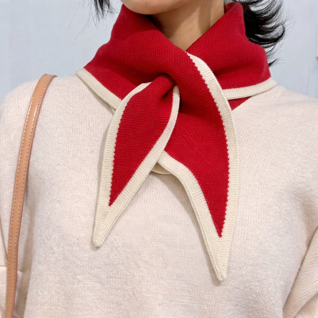 Clara Cashmere Knit Scarf