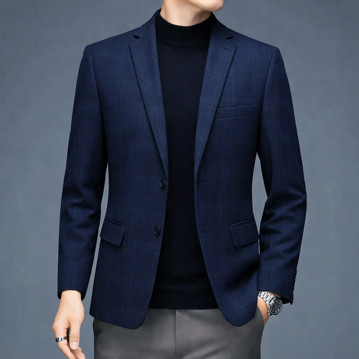 Calviro Plaid wool Coat