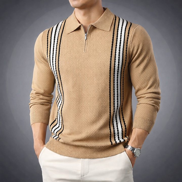 Verrando Zip Polo Sweater