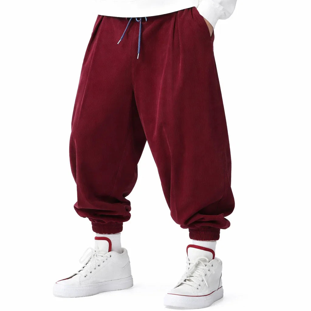 Ravion Cord Drawstring Trousers