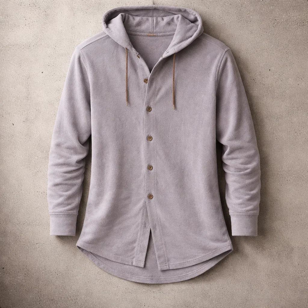 Valerio Button Hoodie