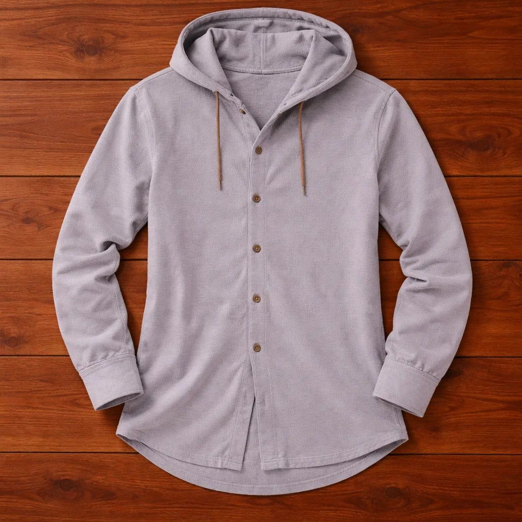 Valerio Button Hoodie